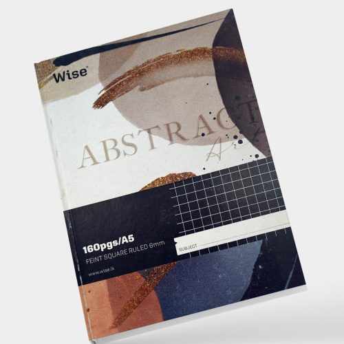 WISE A5 160 PGS SQUARE RULED